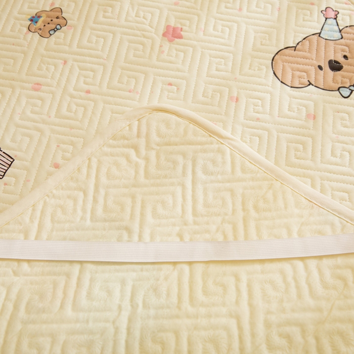 91家纺网 家纺一手货源 找家纺 （总）美达家纺 2025新款A类全棉夹棉防水床垫儿童隔尿垫婴儿床防水防滑姨妈护理垫【可定制】