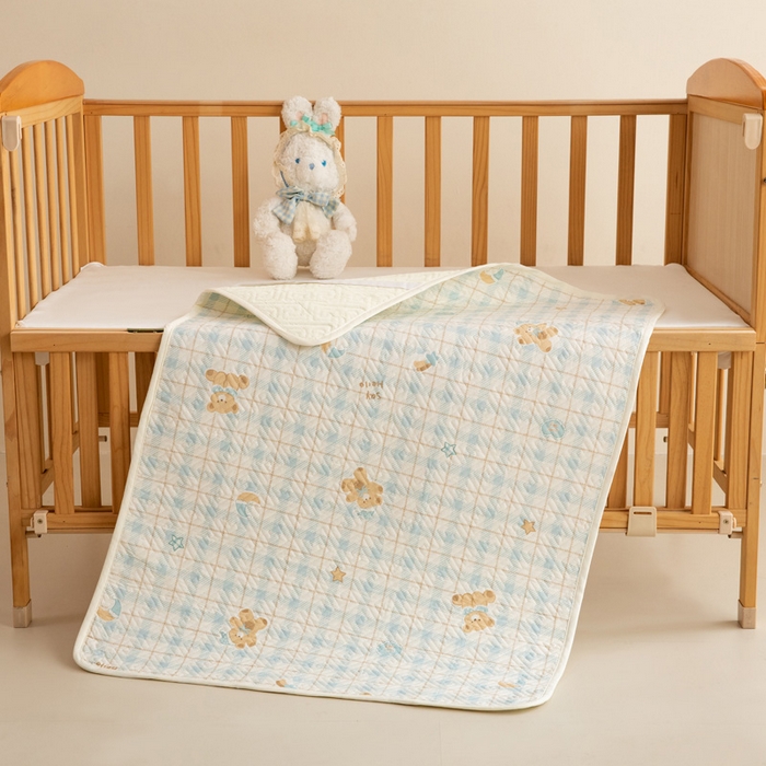 91家纺网 家纺一手货源 找家纺 （总）美达家纺 2025新款A类全棉夹棉防水床垫儿童隔尿垫婴儿床防水防滑姨妈护理垫【可定制】