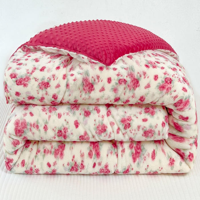 贝扬思家纺 2025新款卡通牛奶绒豆豆绒抗菌被冬被被子被芯-奶豆 奶豆-疏影