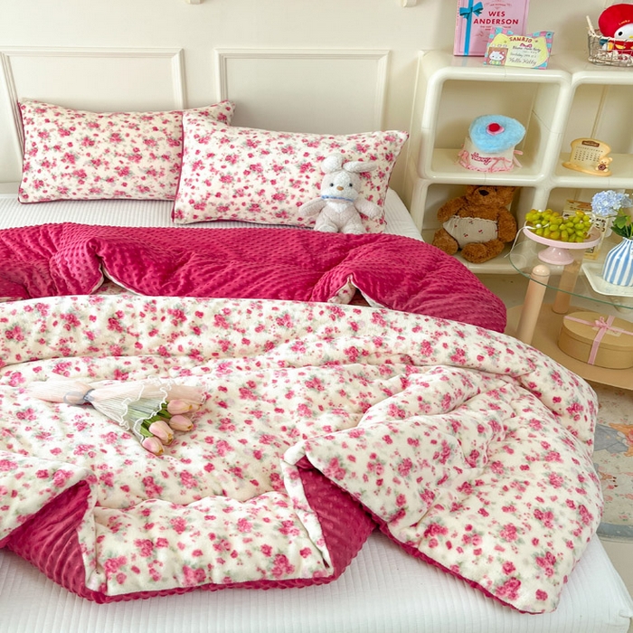 91家纺网 家纺一手货源 找家纺 贝扬思家纺 2025新款卡通牛奶绒豆豆绒抗菌被冬被被子被芯-奶豆 奶豆-疏影