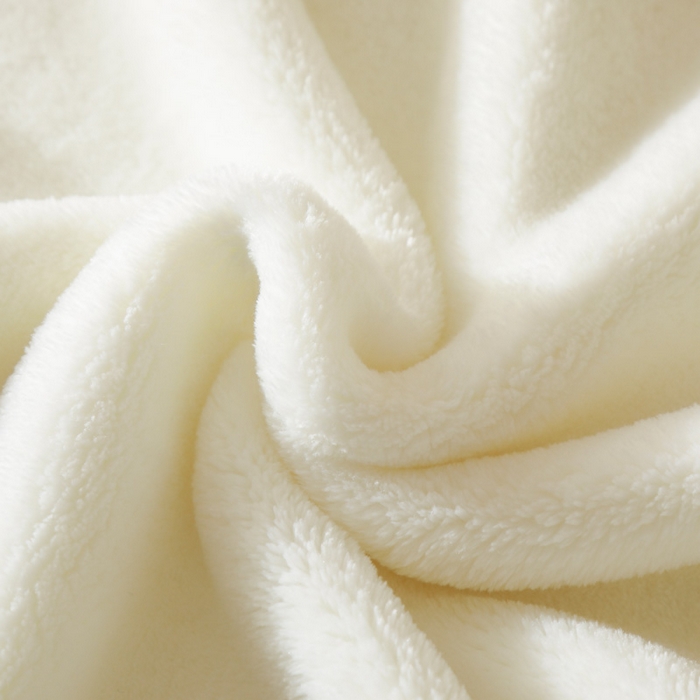 91家纺网 家纺一手货源 找家纺 咏绒家纺工厂店 2025新款高克重双面婴儿绒刺绣款多功能盖毯贝壳绣毛毯 可爱熊