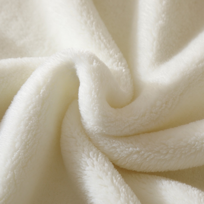 91家纺网 家纺一手货源 找家纺 咏绒家纺工厂店 2025新款高克重双面婴儿绒刺绣款多功能盖毯贝壳绣毛毯 向阳花