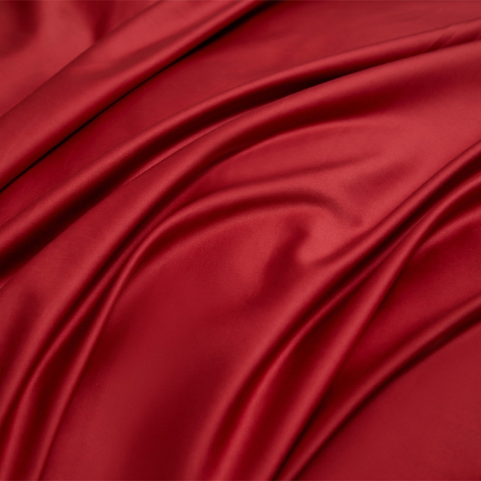 91家纺网 家纺一手货源 找家纺 咏绒家纺工厂店 2025新款100支澳棉纯棉CR工艺极简轻奢刺绣四件套-极光系列 极光-胭脂红