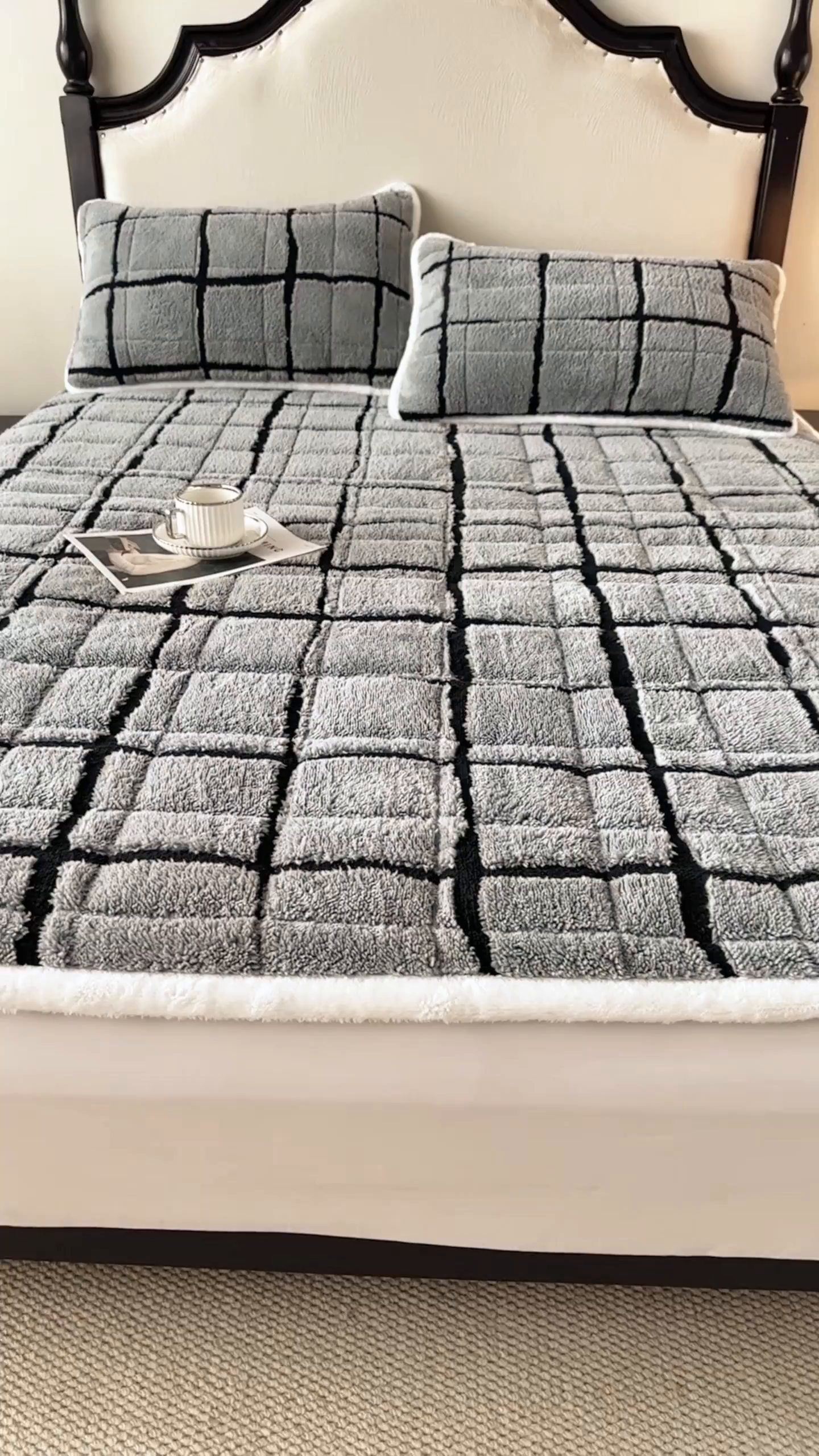 91家纺网 家纺一手货源 找家纺 （总）天之澜家纺 2025新款A类舒棉绒提花夹棉加厚床褥垫