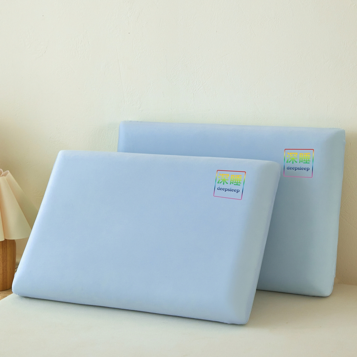 91家纺网 家纺一手货源 找家纺 纳斯顿家纺 2025新款生物基面包枕枕头枕芯 生物基面包枕-蓝色