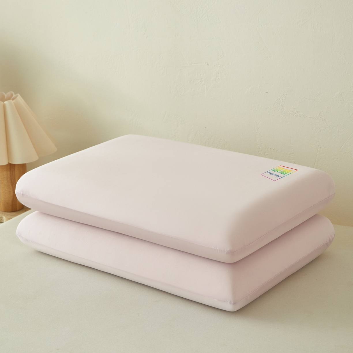 91家纺网 家纺一手货源 找家纺 纳斯顿家纺 2025新款生物基面包枕枕头枕芯 生物基面包枕-浅粉