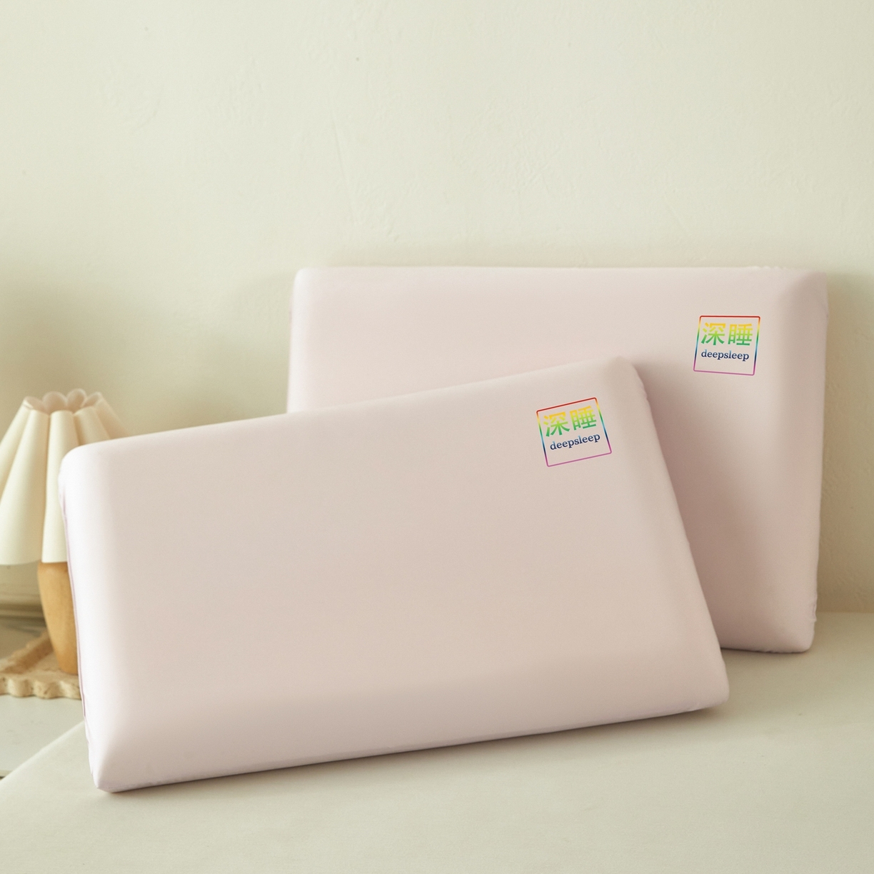 91家纺网 家纺一手货源 找家纺 纳斯顿家纺 2025新款生物基面包枕枕头枕芯 生物基面包枕-浅粉
