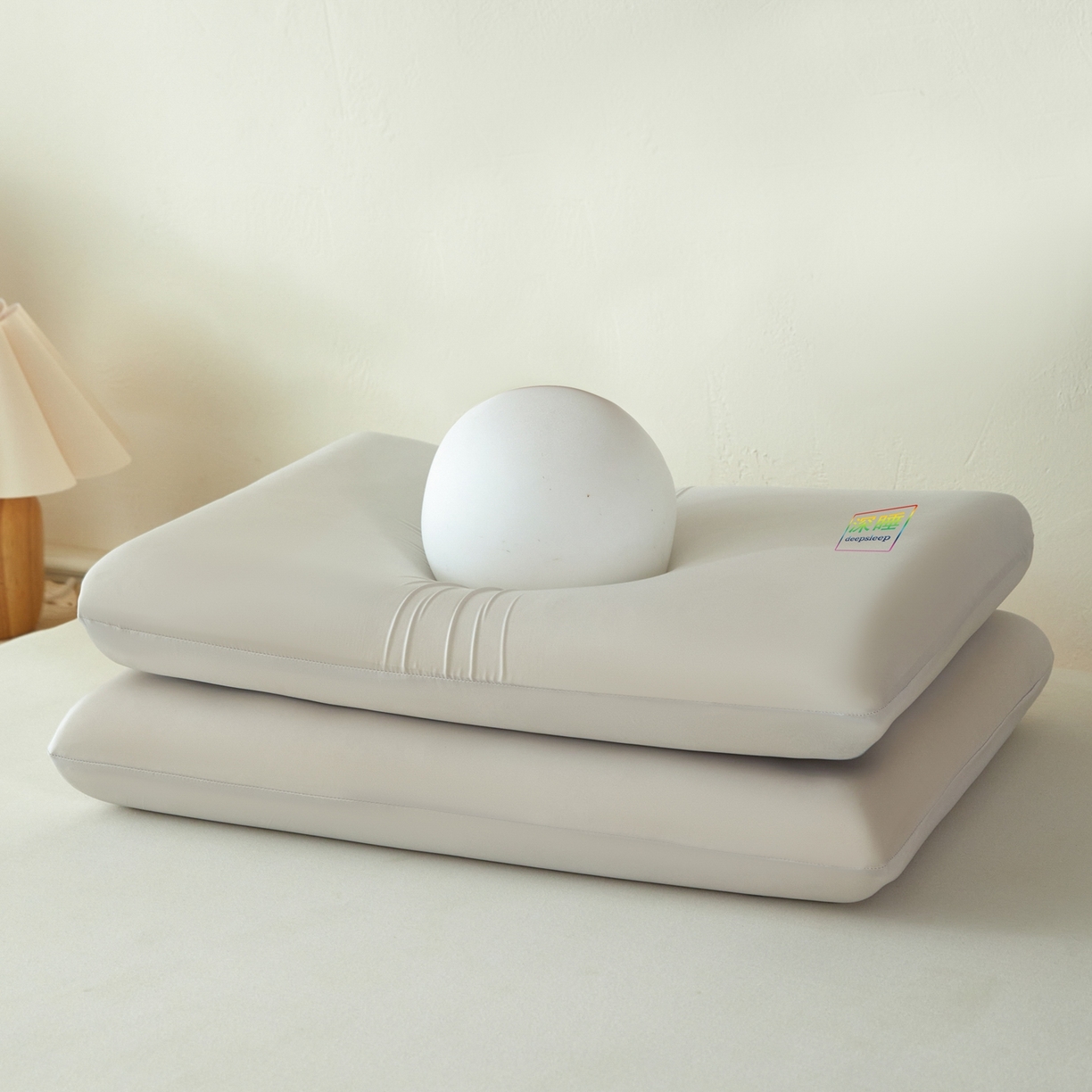 91家纺网 家纺一手货源 找家纺 纳斯顿家纺 2025新款生物基面包枕枕头枕芯 生物基面包枕-灰色