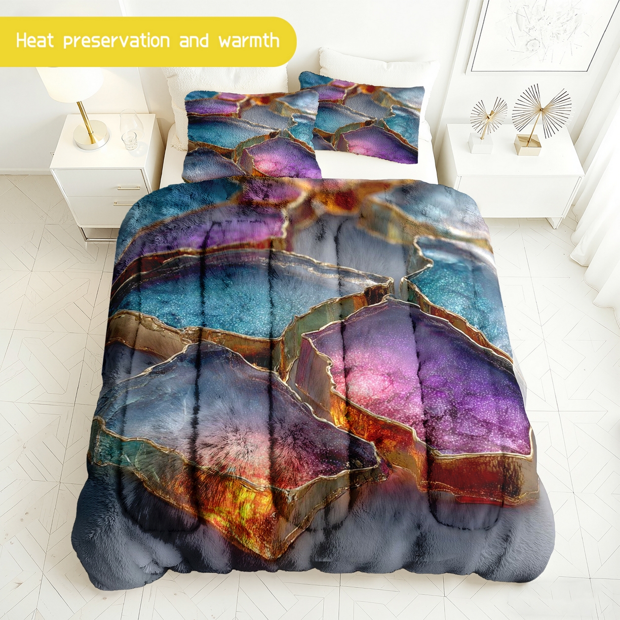 91家纺网 家纺一手货源 找家纺 （总）合纵跨境工厂 一件定制pod模式jit跨境180G牛奶绒被子三件套一件代发temu希音集采shein亚马逊24h发