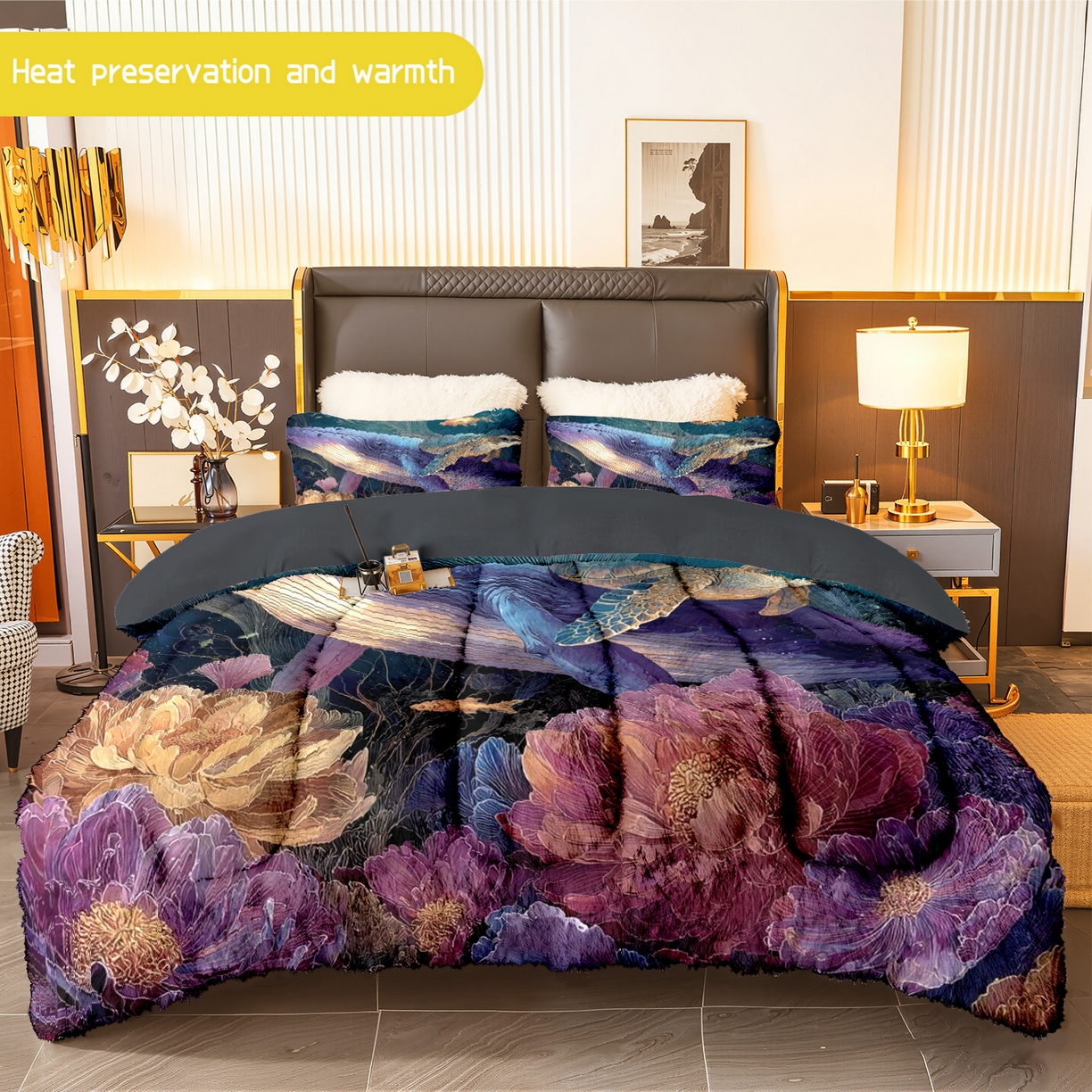 91家纺网 家纺一手货源 找家纺 （总）合纵跨境工厂 一件定制pod模式jit跨境180G牛奶绒被子三件套一件代发temu希音集采shein亚马逊24h发