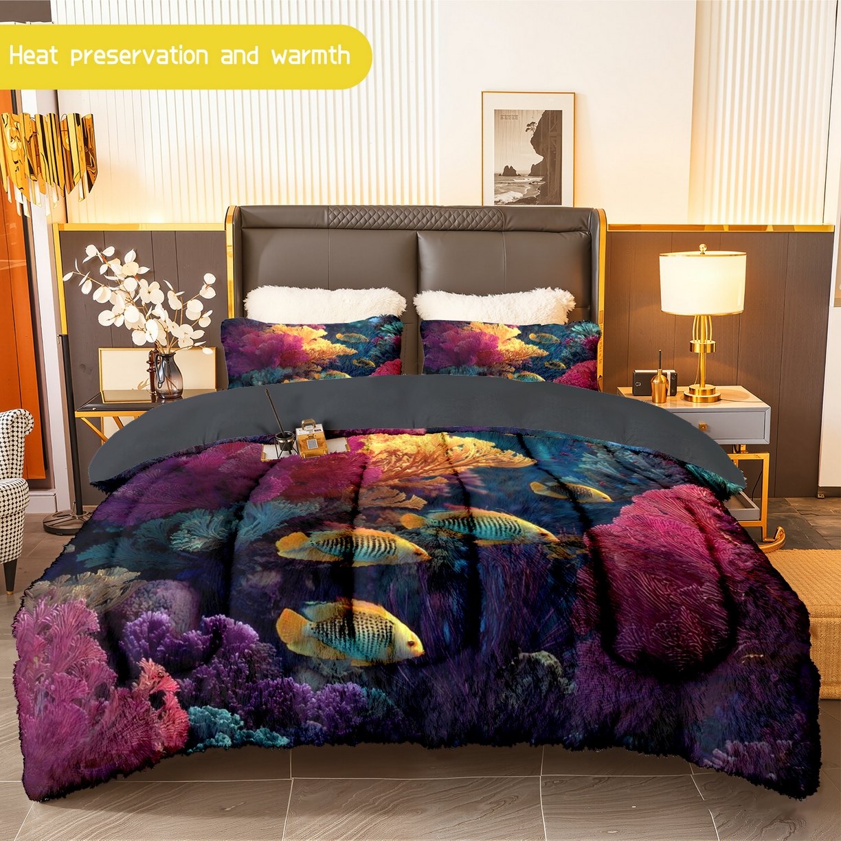 91家纺网 家纺一手货源 找家纺 （总）合纵跨境工厂 一件定制pod模式jit跨境180G牛奶绒被子三件套一件代发temu希音集采shein亚马逊24h发