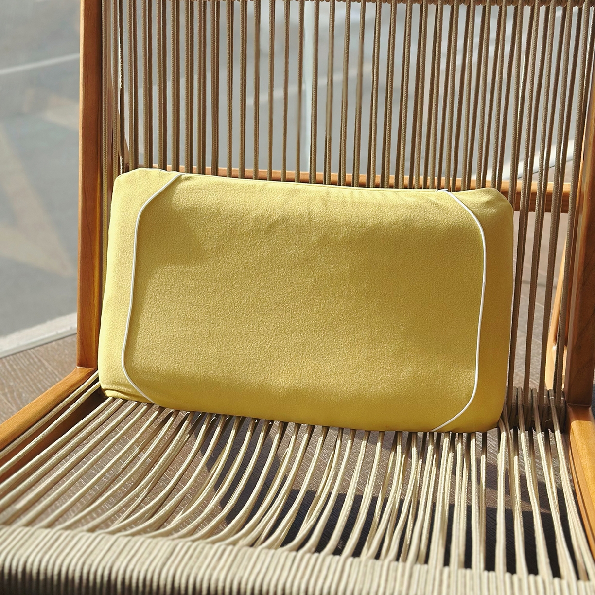 芯辰 2025新款炫彩糖果儿童生物基枕枕头枕芯 柠檬黄