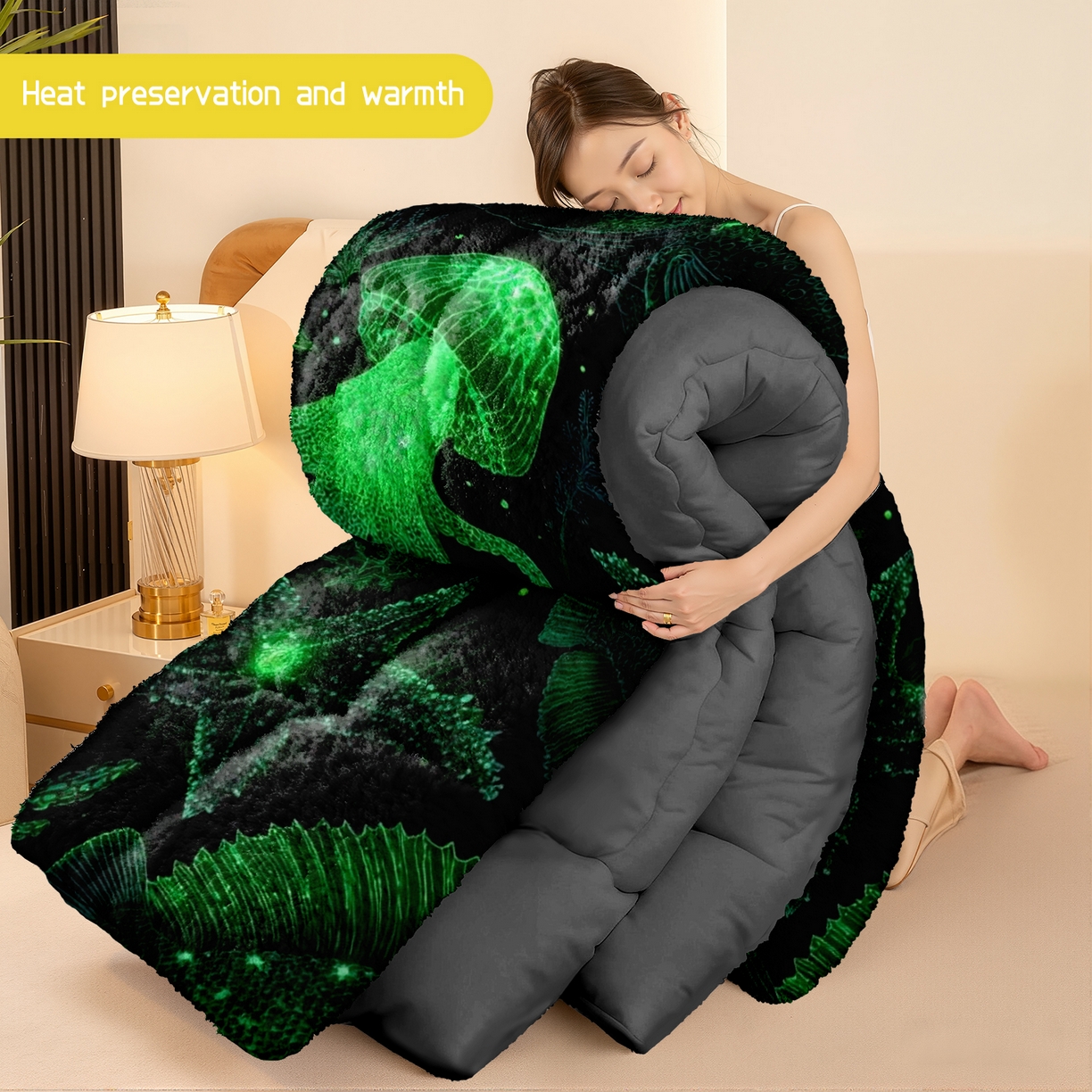 91家纺网 家纺一手货源 找家纺 合纵跨境工厂 一件定制pod模式jit跨境180G牛奶绒被子三件套一件代发temu希音集采shein亚马逊24h发 015923374