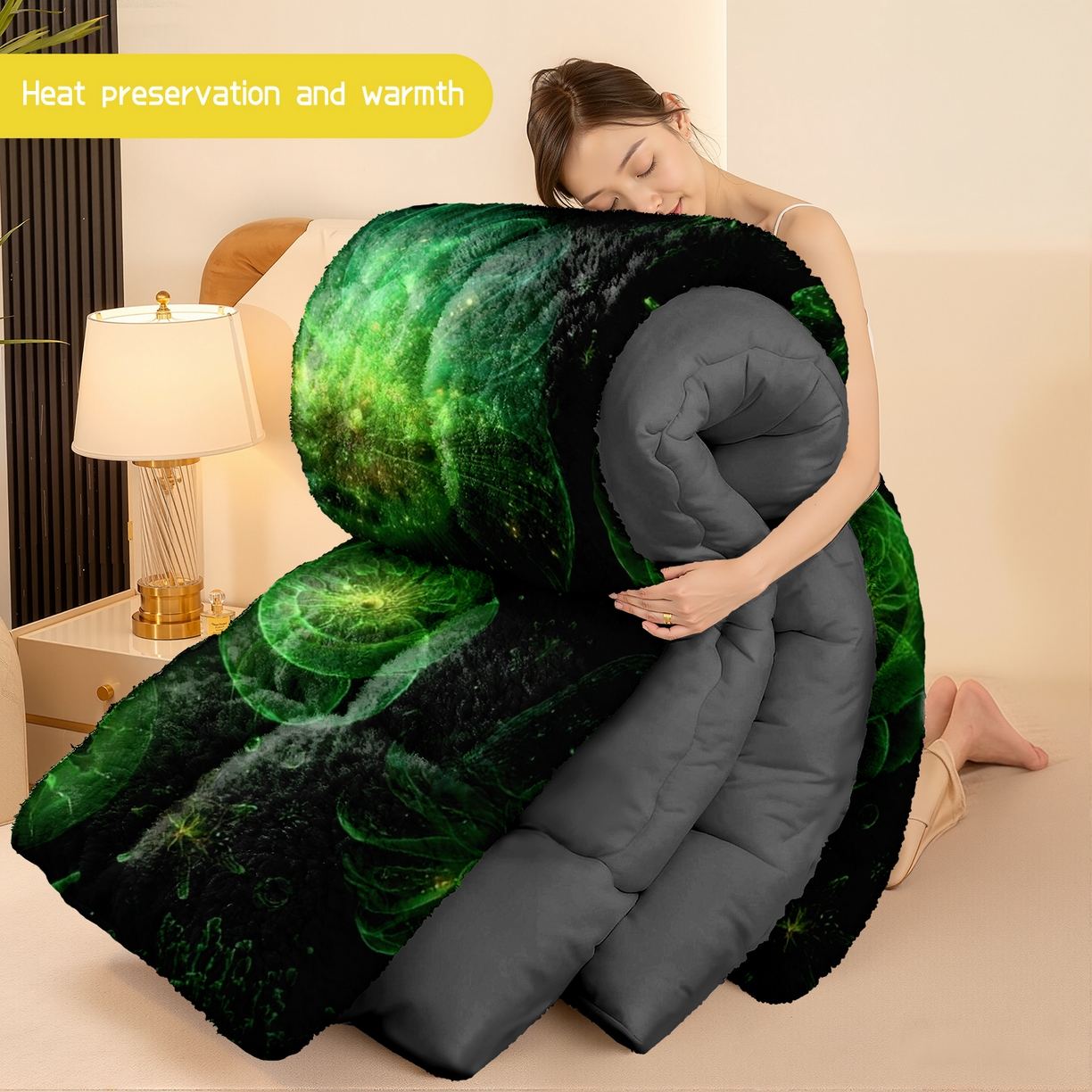 91家纺网 家纺一手货源 找家纺 合纵跨境工厂 一件定制pod模式jit跨境180G牛奶绒被子三件套一件代发temu希音集采shein亚马逊24h发 015923375