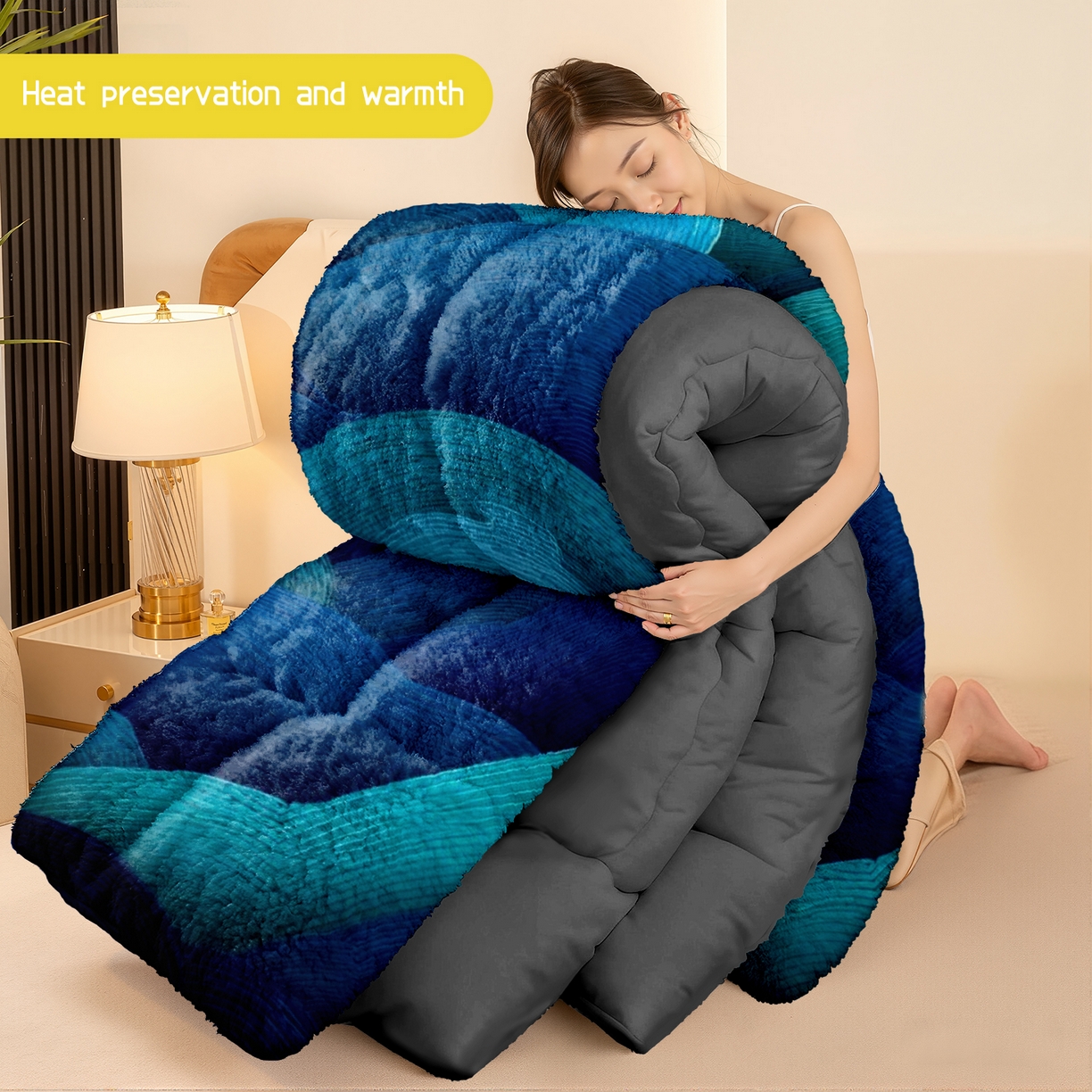 91家纺网 家纺一手货源 找家纺 合纵跨境工厂 一件定制pod模式jit跨境180G牛奶绒被子三件套一件代发temu希音集采shein亚马逊24h发 015923379