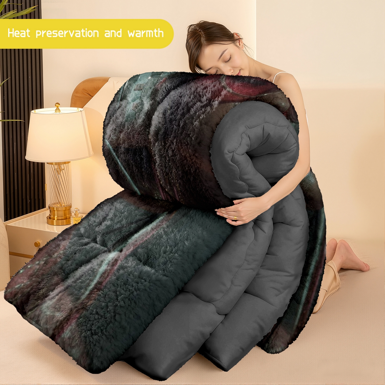 91家纺网 家纺一手货源 找家纺 合纵跨境工厂 一件定制pod模式jit跨境180G牛奶绒被子三件套一件代发temu希音集采shein亚马逊24h发 015923381