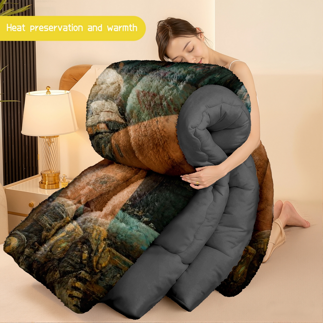 91家纺网 家纺一手货源 找家纺 合纵跨境工厂 一件定制pod模式jit跨境180G牛奶绒被子三件套一件代发temu希音集采shein亚马逊24h发 015923382