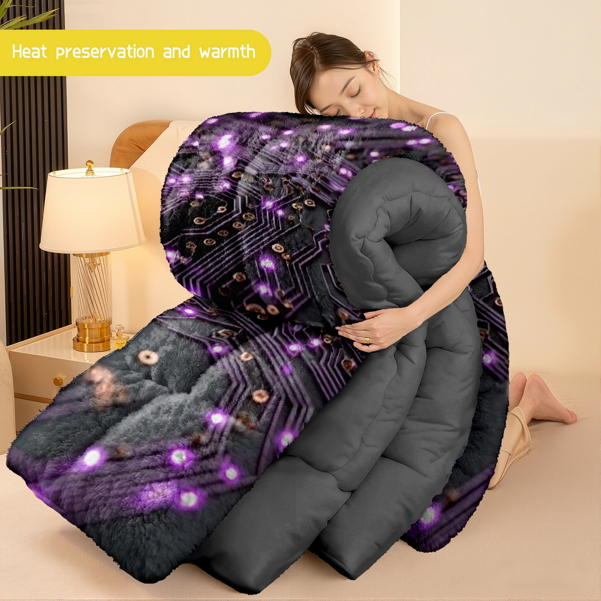 91家纺网 家纺一手货源 找家纺 合纵跨境工厂 一件定制pod模式jit跨境180G牛奶绒被子三件套一件代发temu希音集采shein亚马逊24h发 015923383