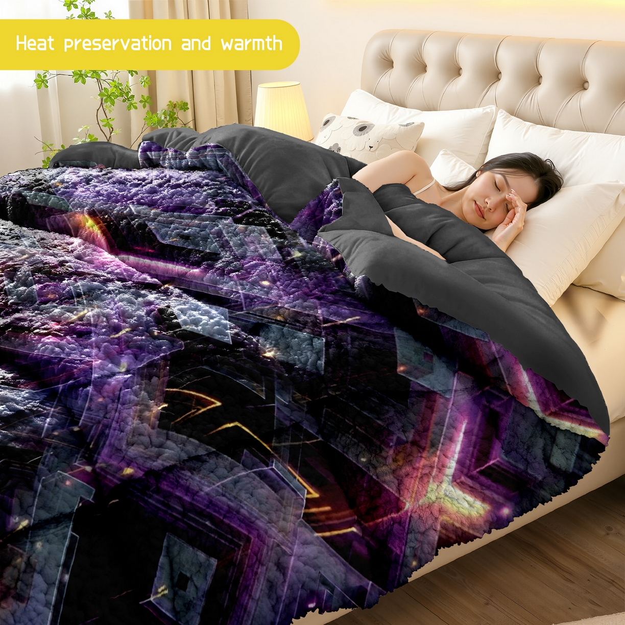 91家纺网 家纺一手货源 找家纺 合纵跨境工厂 一件定制pod模式jit跨境180G牛奶绒被子三件套一件代发temu希音集采shein亚马逊24h发 015923384