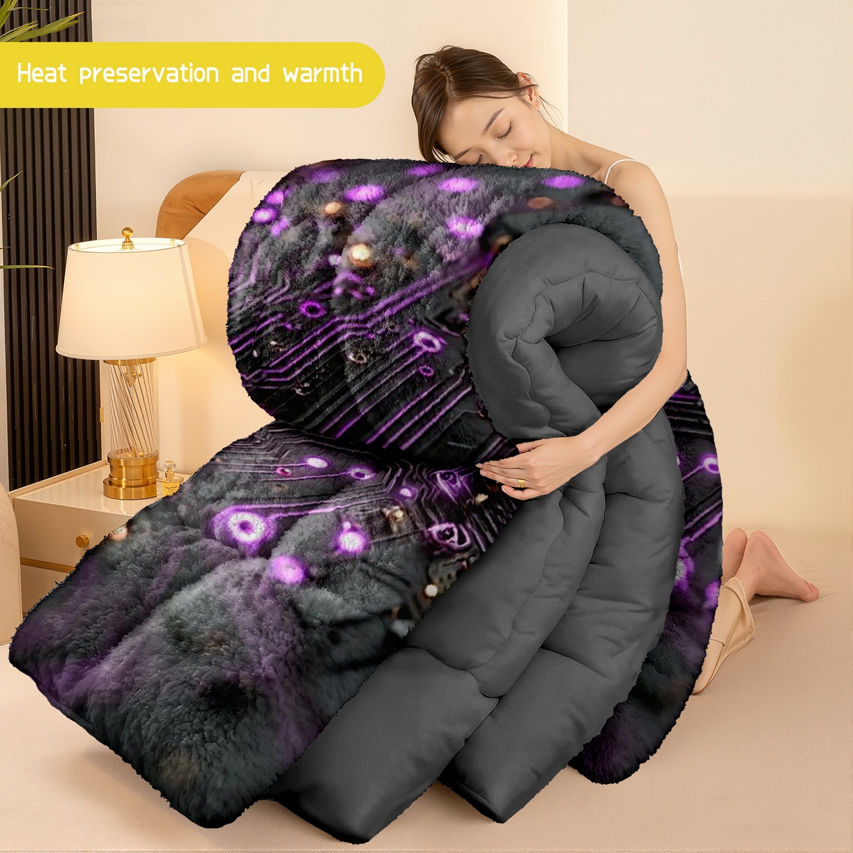 91家纺网 家纺一手货源 找家纺 合纵跨境工厂 一件定制pod模式jit跨境180G牛奶绒被子三件套一件代发temu希音集采shein亚马逊24h发 015923385