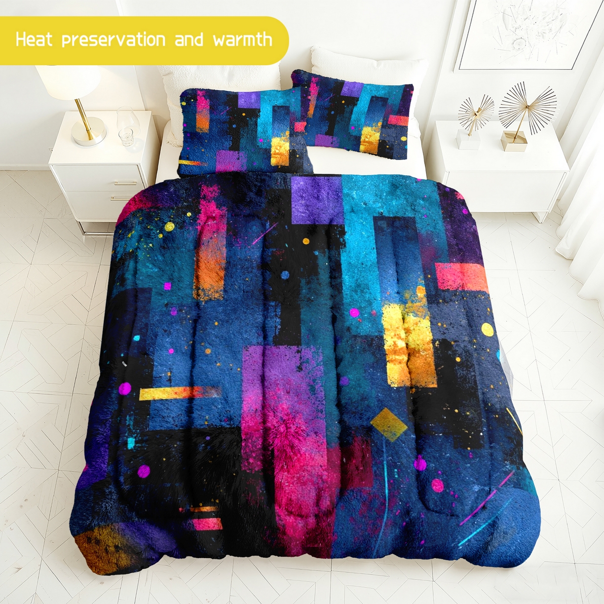 91家纺网 家纺一手货源 找家纺 合纵跨境工厂 一件定制pod模式jit跨境180G牛奶绒被子三件套一件代发temu希音集采shein亚马逊24h发 015923387