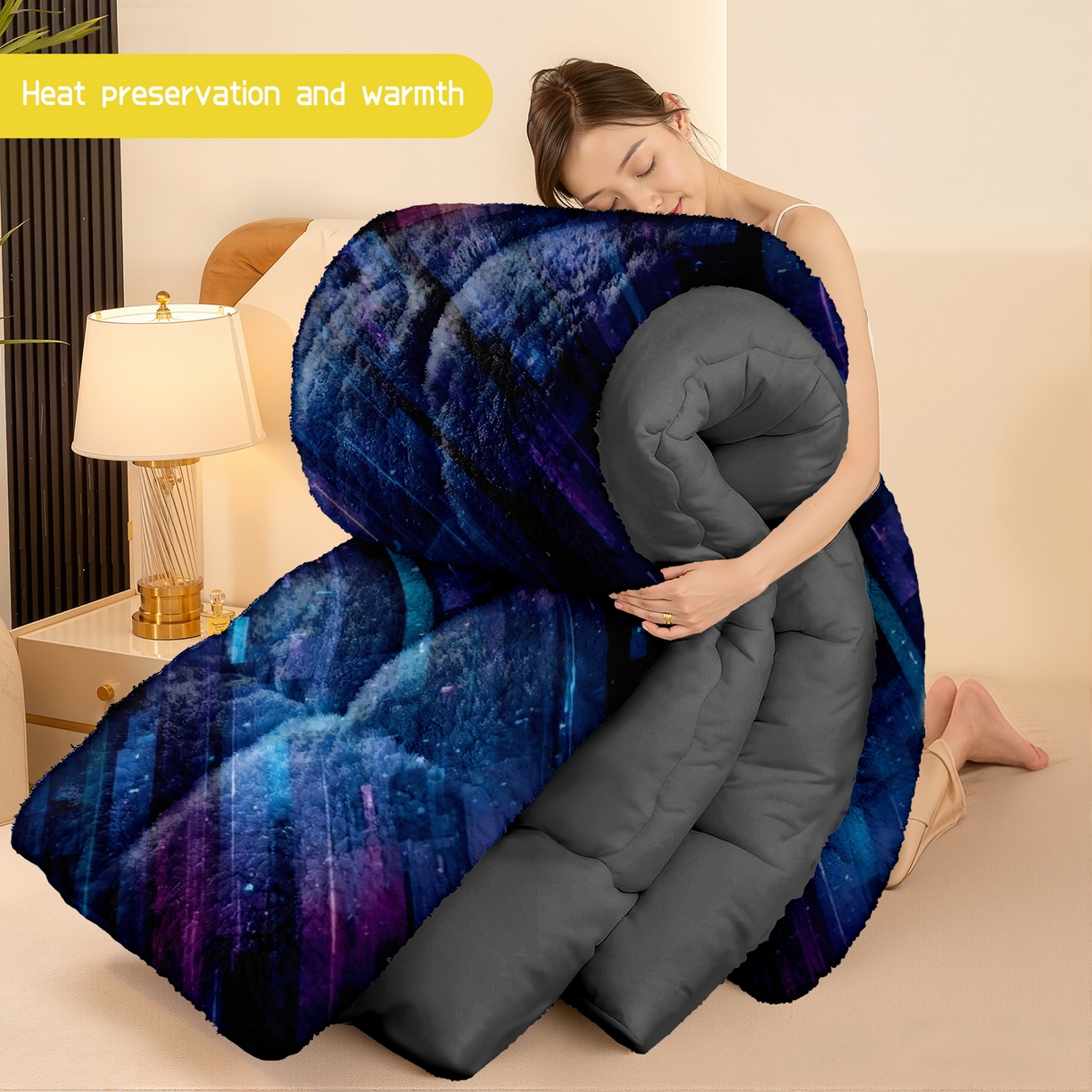 91家纺网 家纺一手货源 找家纺 合纵跨境工厂 一件定制pod模式jit跨境180G牛奶绒被子三件套一件代发temu希音集采shein亚马逊24h发 015923389