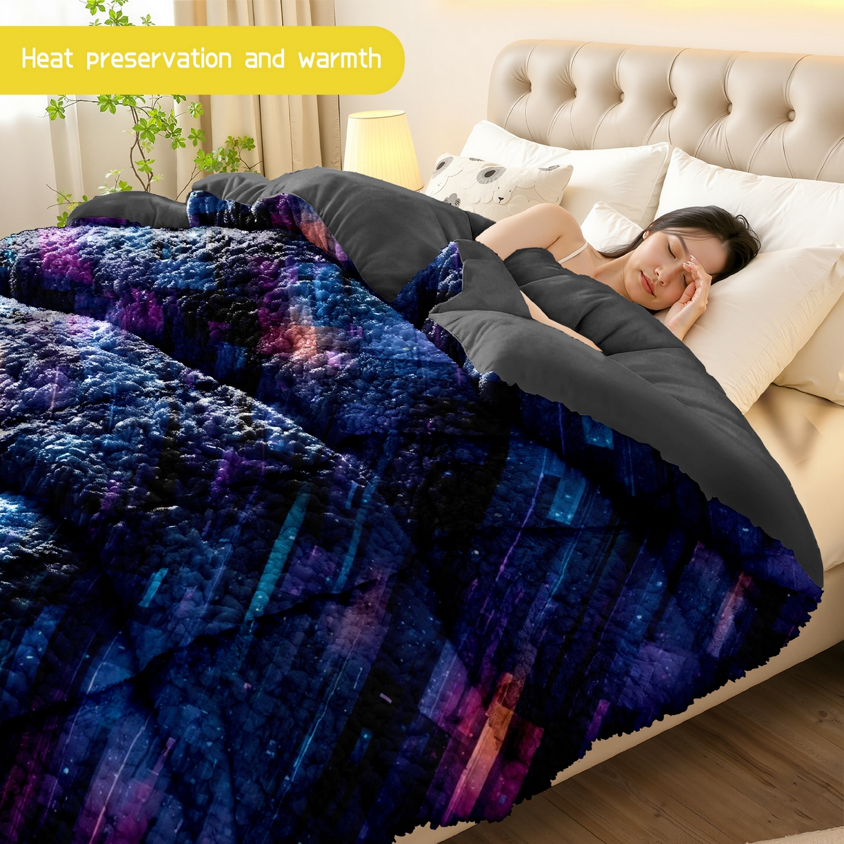 91家纺网 家纺一手货源 找家纺 合纵跨境工厂 一件定制pod模式jit跨境180G牛奶绒被子三件套一件代发temu希音集采shein亚马逊24h发 015923389