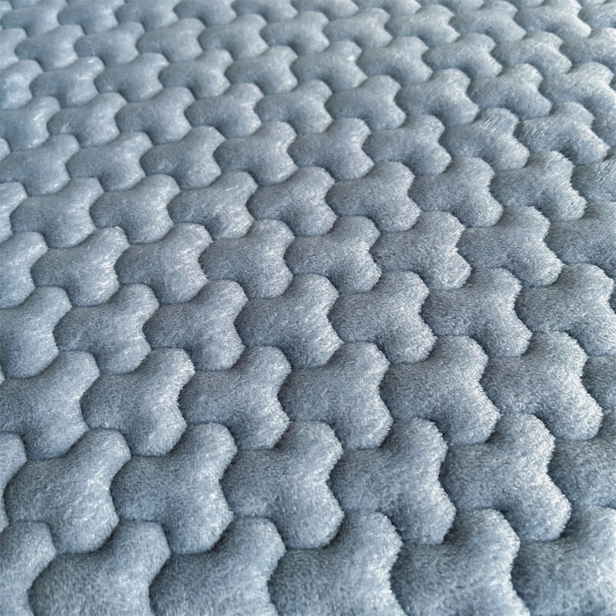 91家纺网 家纺一手货源 找家纺 居眠 2025新款绒-时安-牛奶绒夹棉床笠 绒-时安-灰