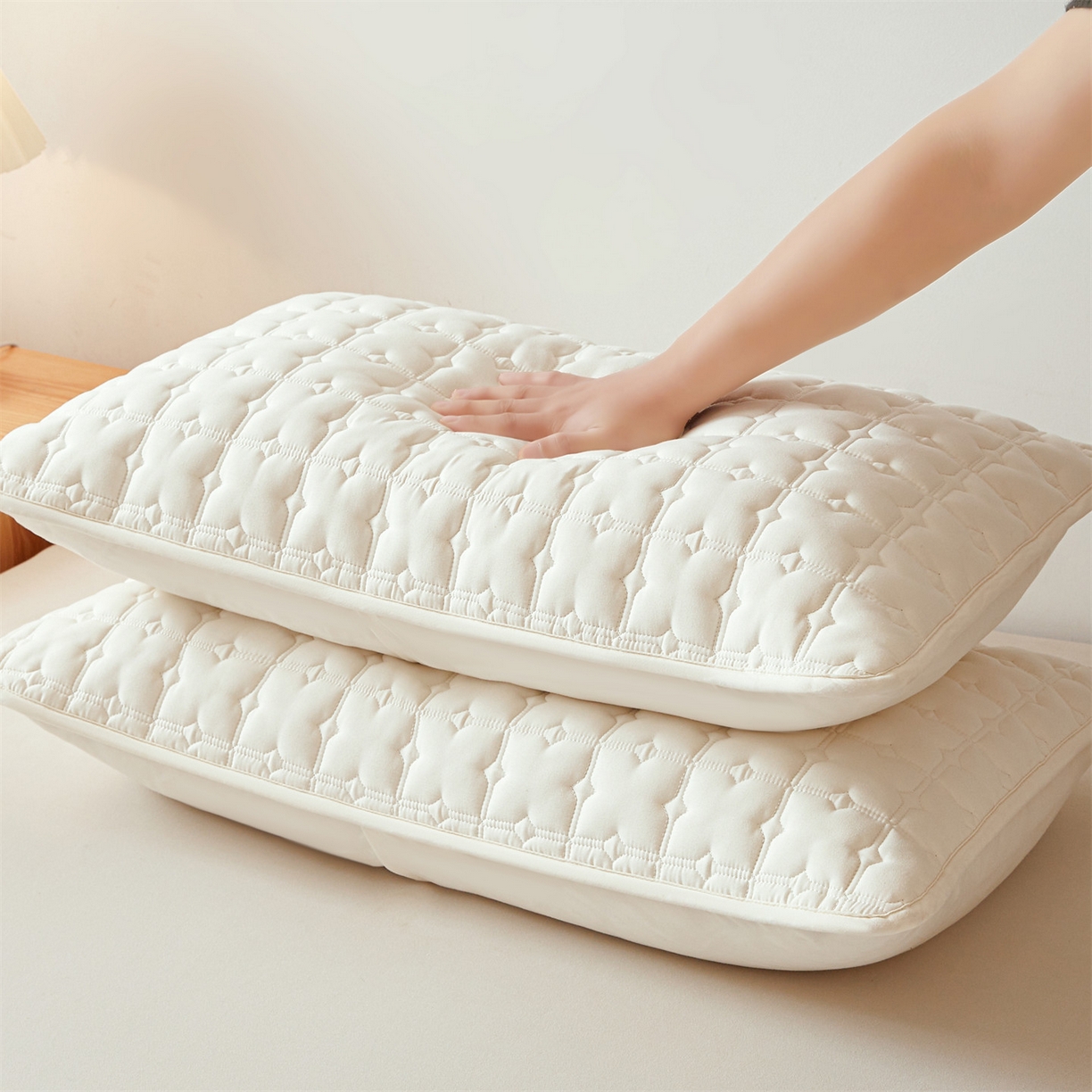 91家纺网 家纺一手货源 找家纺 （总）居眠 2025新款星禾-防水枕套