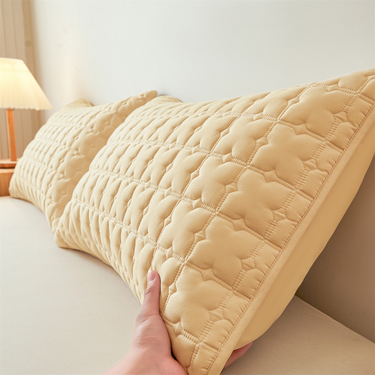 91家纺网 家纺一手货源 找家纺 居眠 2025新款星禾-防水枕套 星禾-卡