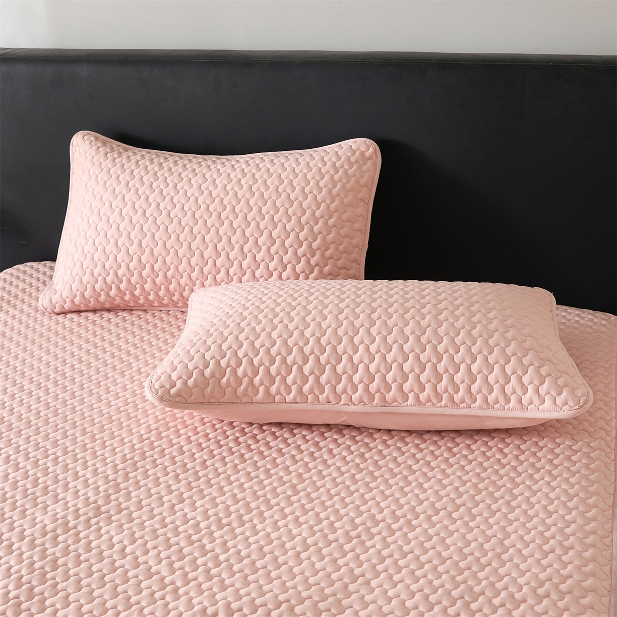 91家纺网 家纺一手货源 找家纺 居眠 2025新款织梦-棉花防水床笠 织梦-粉