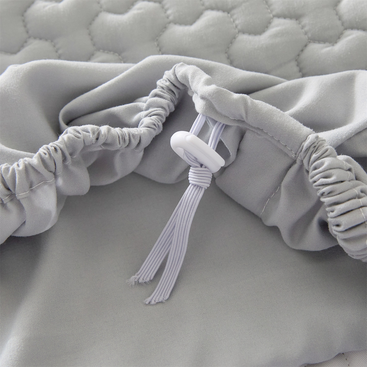 91家纺网 家纺一手货源 找家纺 居眠 2025新款织梦-棉花防水床笠 织梦-灰