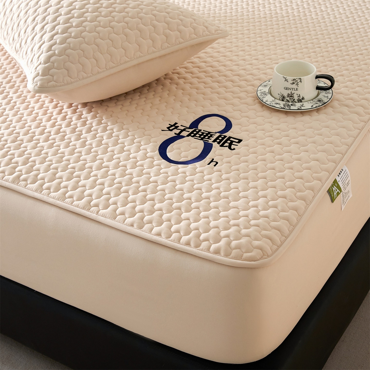 91家纺网 家纺一手货源 找家纺 居眠 2025新款织梦-棉花防水床笠 织梦-卡