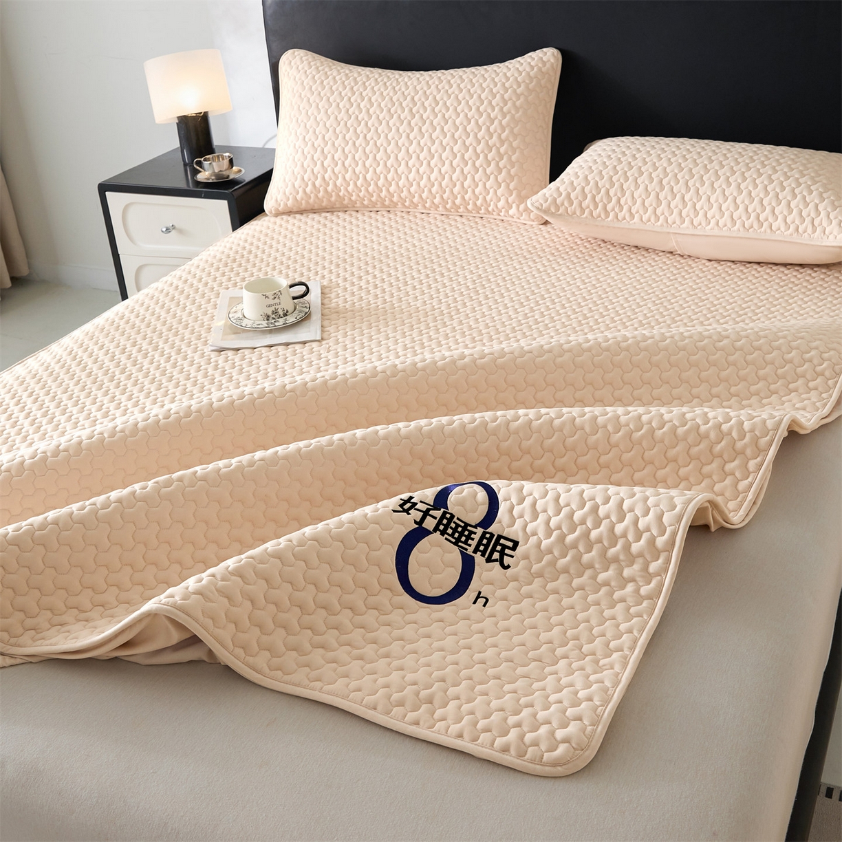 91家纺网 家纺一手货源 找家纺 居眠 2025新款织梦-棉花防水床笠 织梦-卡