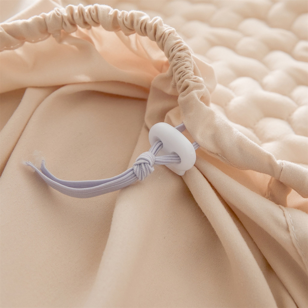 91家纺网 家纺一手货源 找家纺 居眠 2025新款织梦-棉花防水床笠 织梦-卡