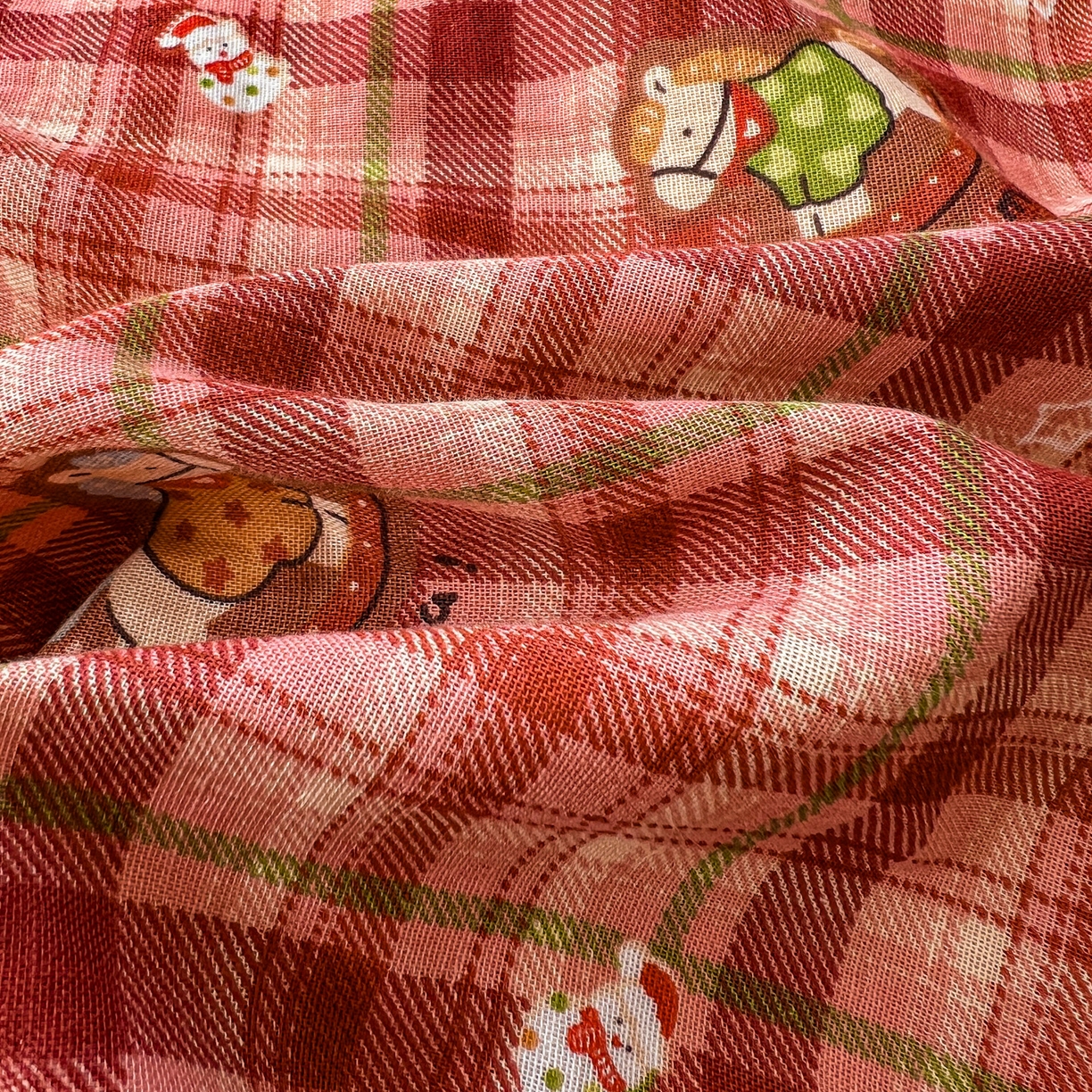 91家纺网 家纺一手货源 找家纺 麦伦家居 2025多功能床品全棉纯棉A类有氧双层纱+豆豆绒四件套荷叶边系列 童梦木马