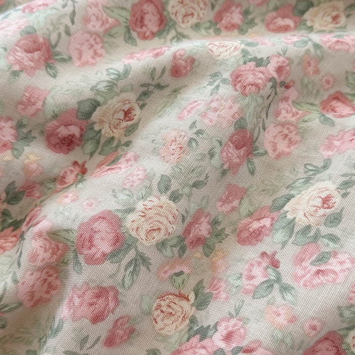 91家纺网 家纺一手货源 找家纺 麦伦家居 2025多功能床品全棉纯棉A类有氧双层纱+豆豆绒四件套荷叶边系列 花样年华