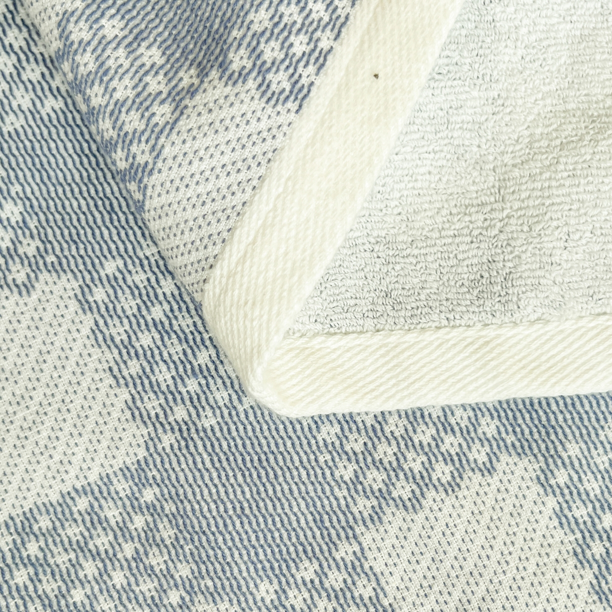 91家纺网 家纺一手货源 找家纺 （总）美宜家 2025新品全棉枕巾简约无印双人单人织边里外棉枕巾