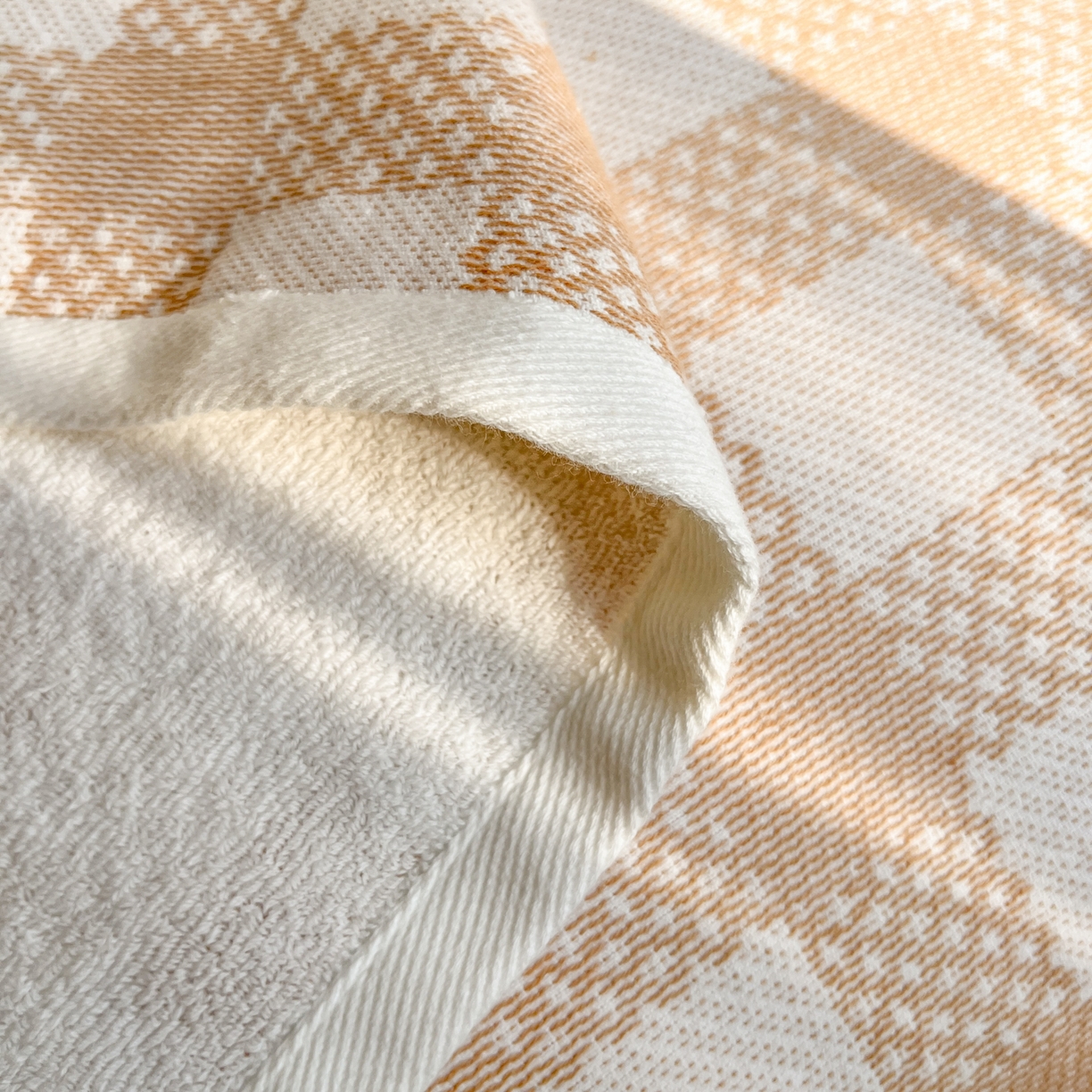 91家纺网 家纺一手货源 找家纺 美宜家 2025新品全棉枕巾简约无印双人单人织边里外棉枕巾 念想-卡其 48*74cm一只