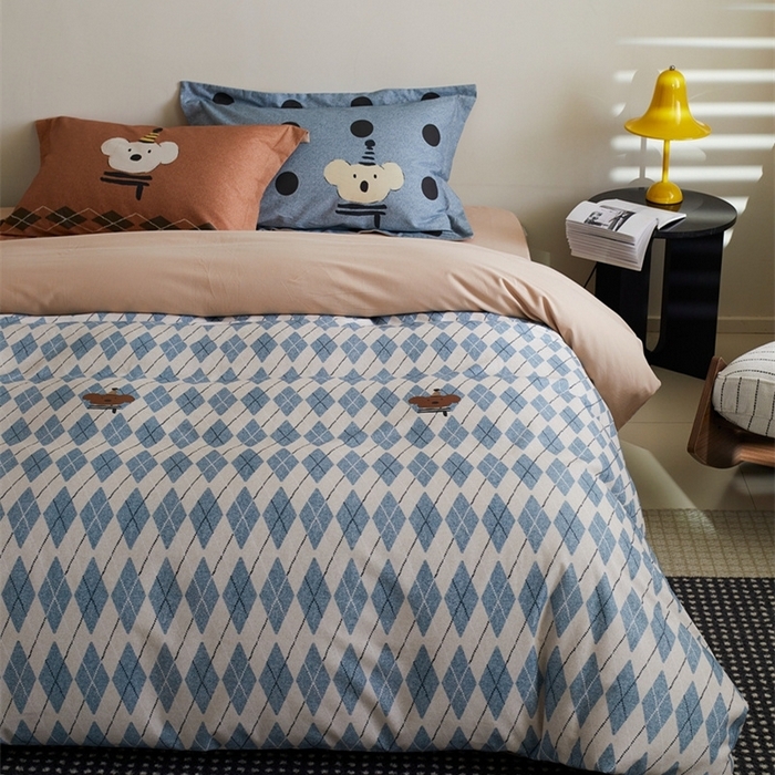 91家纺网 家纺一手货源 找家纺 （总）由丽2025新款卡通磨毛印花四件套（控价券后不低于小号190，标准210，加大225）