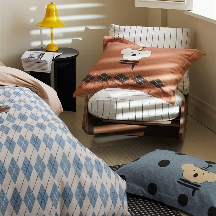 91家纺网 家纺一手货源 找家纺 （总）由丽2025新款卡通磨毛印花四件套（控价券后不低于小号190，标准210，加大225）