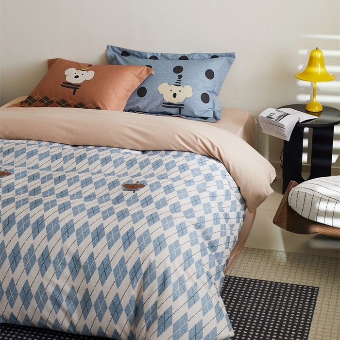 91家纺网 家纺一手货源 找家纺 （总）由丽2025新款卡通磨毛印花四件套（控价券后不低于小号190，标准210，加大225）