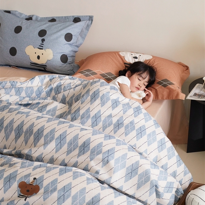 91家纺网 家纺一手货源 找家纺 （总）由丽2025新款卡通磨毛印花四件套（控价券后不低于小号190，标准210，加大225）