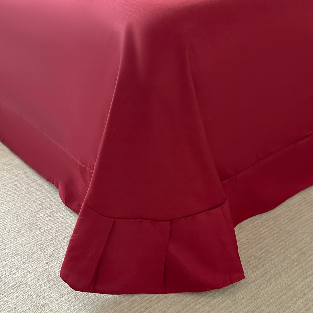 91家纺网 家纺一手货源 找家纺 金丝鸟家纺 2025新款全棉纯棉色织提花婚庆四件套 洛神玫瑰