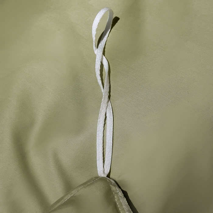 91家纺网 家纺一手货源 找家纺 优姿家纺 2026新款60长绒棉贡缎纯色系列四件套 抹茶绿