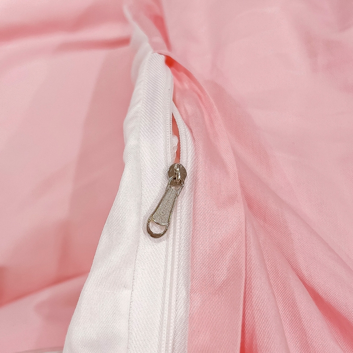 91家纺网 家纺一手货源 找家纺 优姿家纺 2026新款全棉拼接绣花四件套 繁花粉