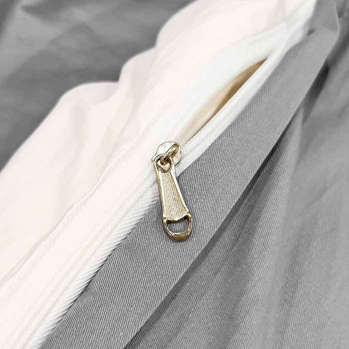 91家纺网 家纺一手货源 找家纺 优姿家纺 2026新款全棉拼接绣花四件套 繁花灰