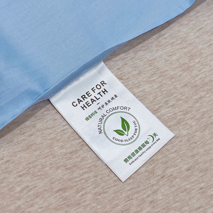 91家纺网 家纺一手货源 找家纺 优姿家纺 2026新款全棉拼接绣花四件套 繁花蓝