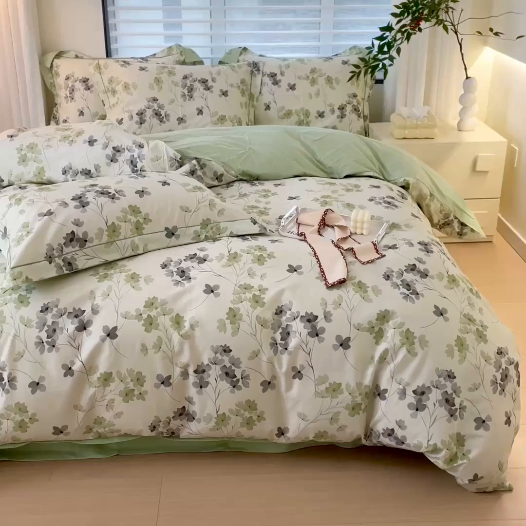 91家纺网 家纺一手货源 找家纺 （总）优姿家纺 2026新款全棉40匹马棉数码印花四件套