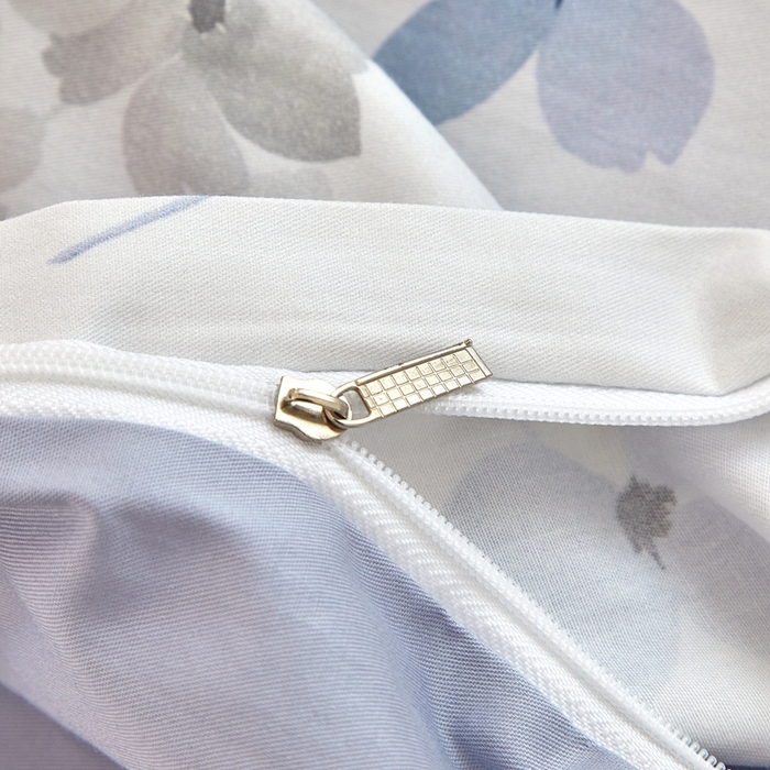 91家纺网 家纺一手货源 找家纺 优姿家纺 2026新款全棉40匹马棉数码印花四件套 淡墨香兰